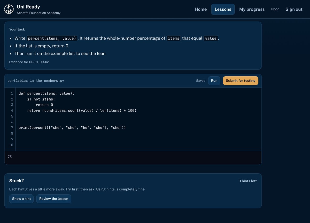 A Uni Ready Python task: a function that measures what share of a list is one word